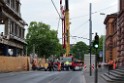 Mobiler Autokran umgestuerzt Bonn Hbf P441